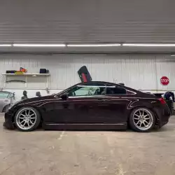 Infiniti G35 2DR Coupe 2003-2007 ING Style 2 Piece Polyurethane Side Skirts image - 4