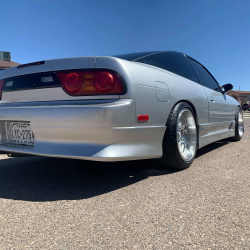 Nissan 240SX ALL 1989-1994 GP1 Style 2 Piece Polyurethane Side Skirts image - 3