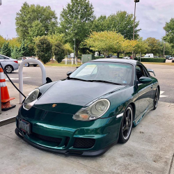 Porsche 996 1999-2001 / Porsche Boxster 1997-2004 GT 3 Look 2 Piece Polyurethane Front Bumper & Lip image - 7