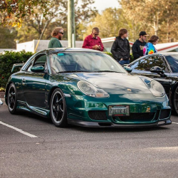 Porsche 996 1999-2001 / Porsche Boxster 1997-2004 GT 3 Look 2 Piece Polyurethane Front Bumper & Lip image - 10