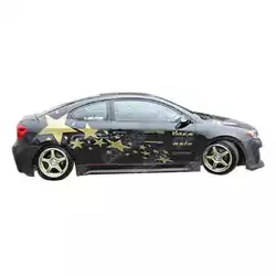 Scion TC 2005-2010 Premier Style 2 Piece Polyurethane Side Skirts image - 4