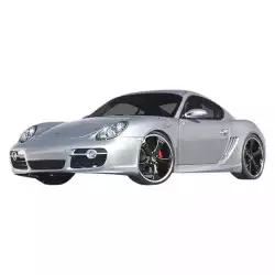 Porsche Boxster 2005-2012 / Porsche Cayman 2006-2012 Premier Style 2 Piece Polyurethane Side Skirts image - 4