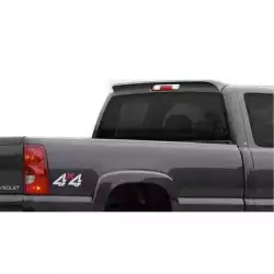 Chevrolet S-10 1994-2004 ’19 Silverado Look 1 Piece Polyurethane Roof Wing Spoiler image - 1