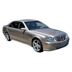 Mercedes S Class W220 2000-2002 LRS Style 1 Piece Polyurethane Front Bumper image - 1