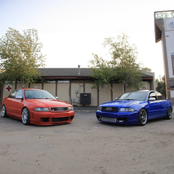 Audi A4 1996-2001 RS4 Style 1 Piece Polyurethane Front Bumper image - 3