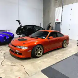 Nissan 240SX S14 1995-1996 Navan Style 1 Piece Polyurethane Front Bumper image - 9