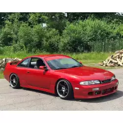 Nissan 240SX S14 1995-1996 Navan Style 1 Piece Polyurethane Front Bumper image - 3