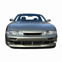 Nissan 240SX S14 1995-1996 Navan Style 1 Piece Polyurethane Front Bumper image - 3