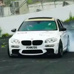 BMW 5 Series F10 M5 2011-2015 VKM Style 1 Piece Polyurethane Front Lip image - 7