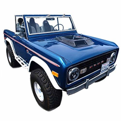 Ford Bronco 1966-1977 / Universal KBD Classic 1 Piece Polyurethane Hood Scoop image - 2