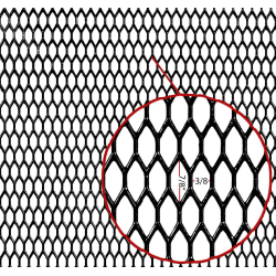 Universal – Premium 1 Piece Polyurethane Mesh Grille image - 1