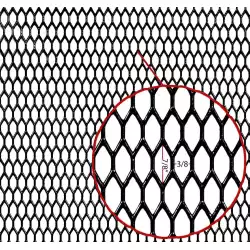 Universal – Premium 1 Piece Polyurethane Mesh Grille image - 1