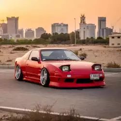 Nissan 240SX S13 Coupe / Convertible (Pop Up) 1989-1994 Bsport Style 4 Piece Polyurethane Full Body Kit image - 3
