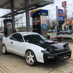 Toyota Celica ST185 1989-1993 CS Style 1 Piece Polyurethane Front Bumper image - 1