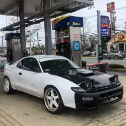 Toyota Celica ST185 1989-1993 CS Style 1 Piece Polyurethane Front Bumper image - 3