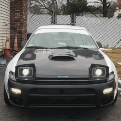 Toyota Celica ST185 1989-1993 CS Style 1 Piece Polyurethane Front Bumper image - 2