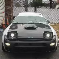 Toyota Celica ST185 1989-1993 CS Style 1 Piece Polyurethane Front Bumper image - 4