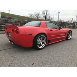 Chevrolet Corvette C5 1997-2004 Hwy Style 1 Piece Polyurethane Rear Bumper image - 1