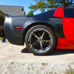 Chevrolet Corvette C5 1997-2004 Hwy Style 1 Piece Polyurethane Rear Bumper image - 4