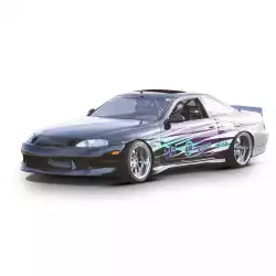 Lexus SC SC300 SC400 1992-2000 VTX Style 2 Piece Polyurethane Side Skirts image - 1