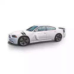 Dodge Charger 2011-2023 KBD Style 2 Piece Polyurethane Door Scoops image - 3