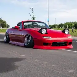 Mazda Miata 1990-1997 Deuce Style 1 Piece Polyurethane Front Bumper image - 10