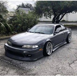 Nissan 240SX S14 Zenki 1995-1996 DM3 4 Piece Polyurethane Full Body Kit image - 2