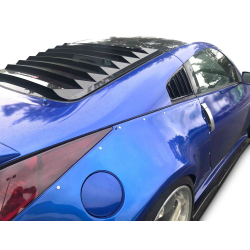 Nissan 350Z 2003-2008 KBD Louvered 2 Piece Polyurethane Window Scoops image - 4