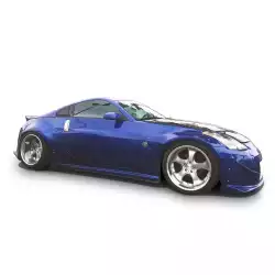 Nissan 350Z 2003-2008 Louvered 2 Piece Polyurethane Window Scoops image - 4
