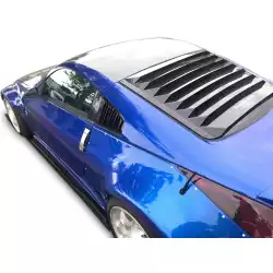 Nissan 350Z 2003-2008 Louvered 2 Piece Polyurethane Window Scoops image - 5