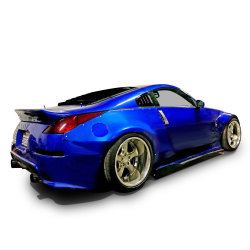 Nissan 350Z 2003-2008 KBD Louvered 2 Piece Polyurethane Window Scoops image - 7
