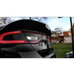 Dodge Dart 2013-2016 Demon Style 3 Piece Polyurethane Rear Wing Spoiler image - 5