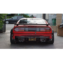 Nissan 300ZX 1990-1996 2+2 KBD Louvered 2 Piece Polyurethane Window Scoops image - 3