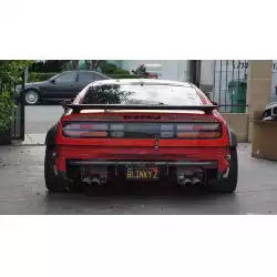 Nissan 300ZX 1990-1996 2+0 Louvered 2 Piece Polyurethane Window Scoops image - 2