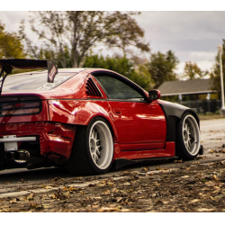 Nissan 300ZX 1990-1996 2+2 KBD Louvered 2 Piece Polyurethane Window Scoops image - 1