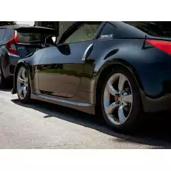 Nissan 350Z 2003-2008 Nismo V3 Style 2 Piece Polyurethane Side Skirt Add-Ons image - 2