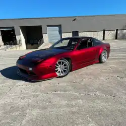 Nissan 240SX S13 (Pop Up) 1989-1994 Wide Johnnies Style 2 Piece Polyurethane 50mm Front Fenders image - 10