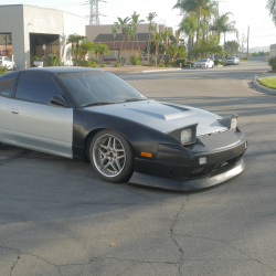 Nissan 240SX S13 (Pop Up) 1989-1994 Wide Johnnies Style 2 Piece Polyurethane 50mm Front Fenders image - 4