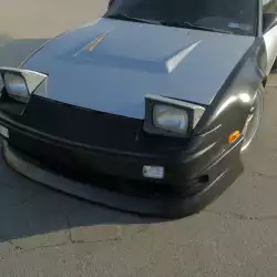 Nissan 240SX S13 (Pop Up) 1989-1994 Wide Johnnies Style 2 Piece Polyurethane 50mm Front Fenders image - 5