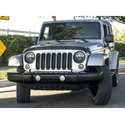 Jeep Wrangler JK (2/4 Doors) & Unlimited 2007-2018 Factory/OE Design 1 Piece Polyurethane Front Bumper image - 1