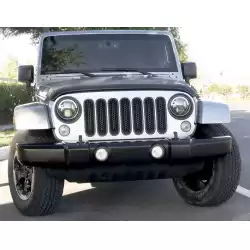 Jeep Wrangler JK (2/4 Doors) & Unlimited 2007-2018 Factory/OE Design 1 Piece Polyurethane Front Bumper image - 2