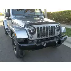Jeep Wrangler JK (2/4 Doors) & Unlimited 2007-2018 Factory/OE Design 1 Piece Polyurethane Front Bumper image - 3