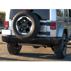 Jeep Wrangler JK (2/4 Doors) & Unlimited 2007-2018 Factory/OE Design 1 Piece Polyurethane Rear Bumper image - 3