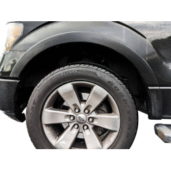 Ford F-150 2009-2014 Factory/OE with Body Lines Design Front & Rear 4 Piece Polyurethane Fender Flares Kit image - 2