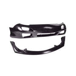 Mazda RX7 1993-1997 99 Spec Polyurethane 2 Piece Front Bumper & AutoX Front Lip image - 1