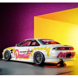 Nissan 240SX S14 ALL 1995-1998 DM3 1 Piece Polyurethane Rear Bumper image - 5