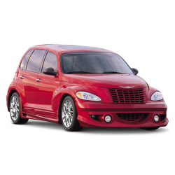 Chrysler PT Cruiser 2001-2005 Bruiser Style 1 Piece Polyurethane Front Bumper image - 2