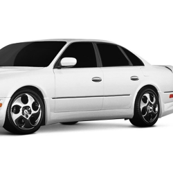 Infiniti Q45 Sedan 1990-1993 KBD 4 Piece Polyurethane Full Body Kit image - 3