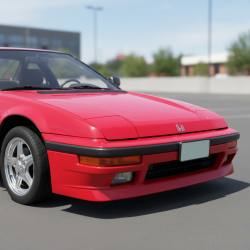 Honda Prelude 1988-1989 KBD 4 Piece Polyurethane Full Body Kit image - 3