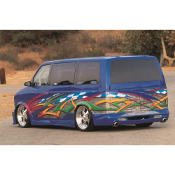 Chevrolet Astro 1995-2004 / GMC Safari Van 1995-2004 Premier Style 1 Piece Polyurethane Rear Lip image - 2
